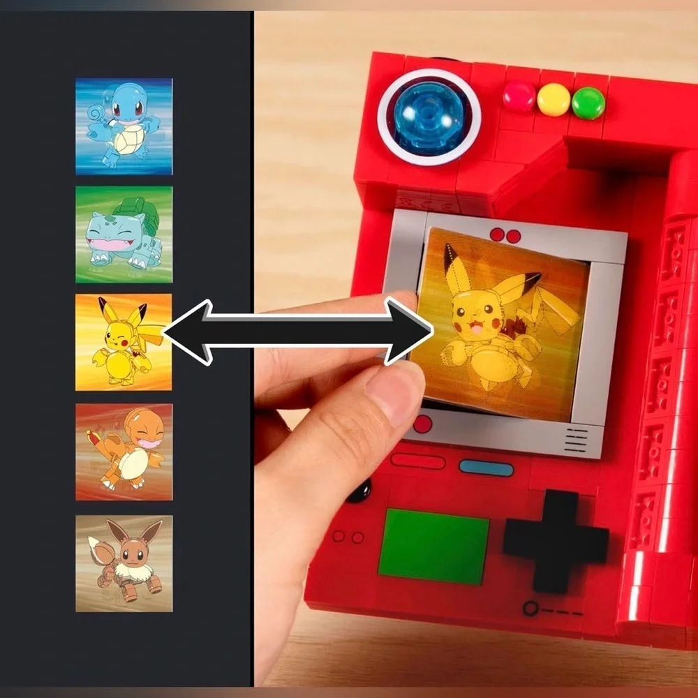 MEGA Pokémon Building Toys Set, Kanto Region Pokédex with 322 Pieces